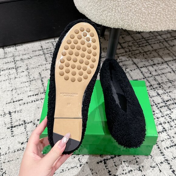 Bottega Veneta Black Rosa Ballerina Flats - Picture 4 of 10